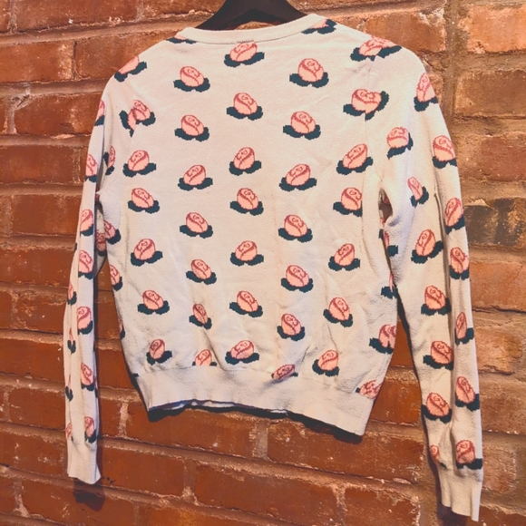 Simons Twik Cream Rosebud Sweater, M - Picture 3 of 3